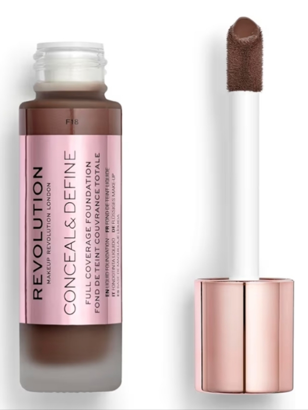 Revolution‎ Conceal & Define Medium Full Coverage Foundation F18
